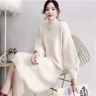 겨울 루즈한 스웨터 드레스